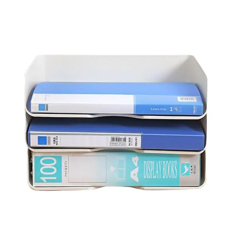 

Stackable Paper Tray Stackable Non-Slip Tray Paper Stand For A4 Paper Large Capacity Convex Bottom Paper Organizer Portable