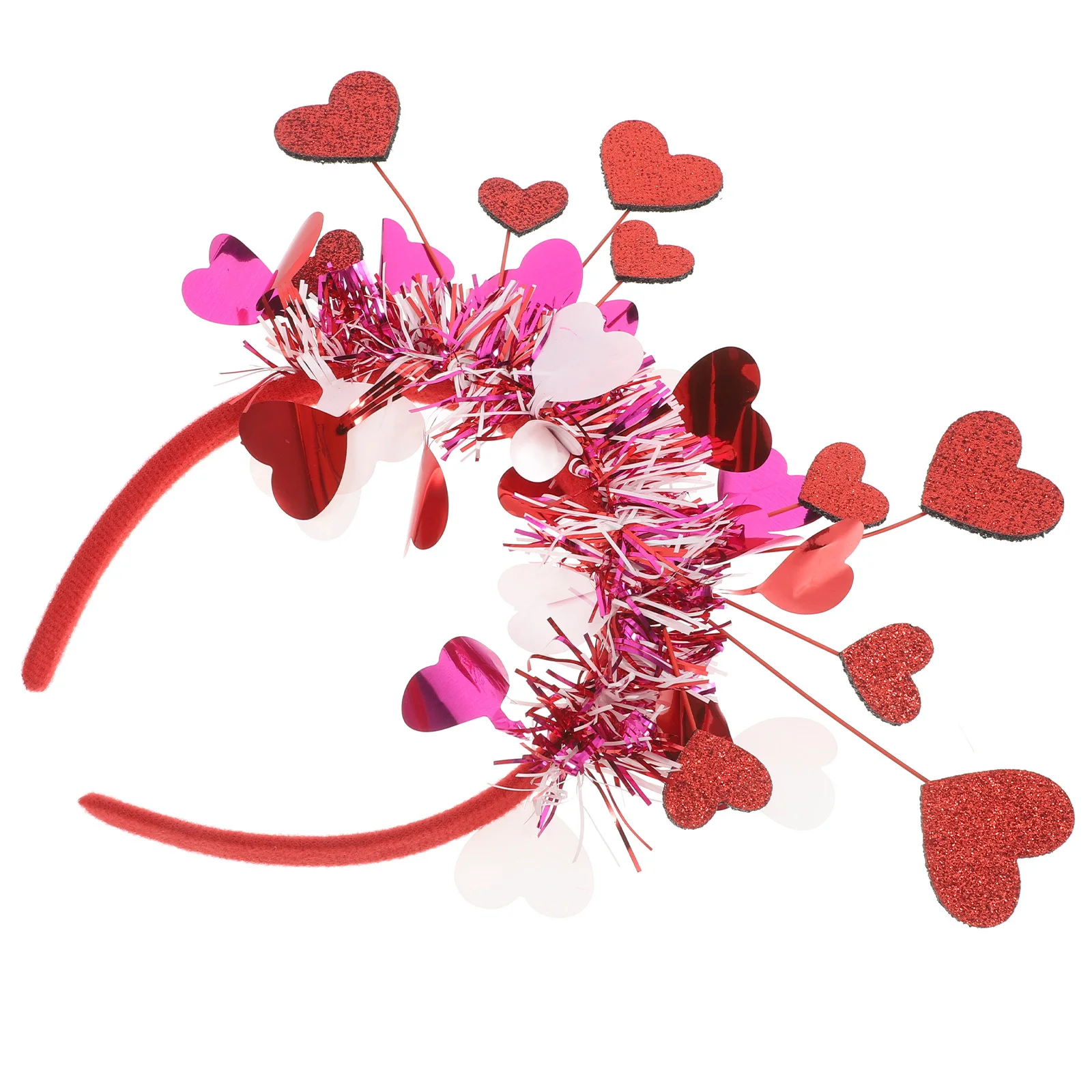 

Heart Shaped Headband Valentine's Day Accessory for Women Bridal Party Unique Fashion Eyecatching Style Holiday Event