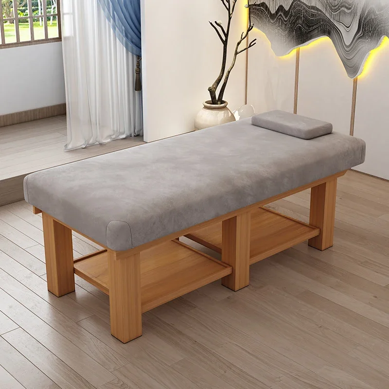 Nordic Ear Picking and Moxibustion Massage Tables Beauty Salon Designer Massage Tables Solid Wood Furniture Cama De Masaje HBMT