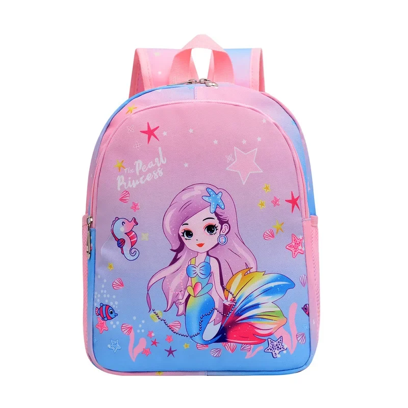 Rucksack für Kinder Cartoon Einhorn Meerjungfrau Rucksack leichte Schult asche für Mädchen Nylon tasche für Kinder im Vorschul alter