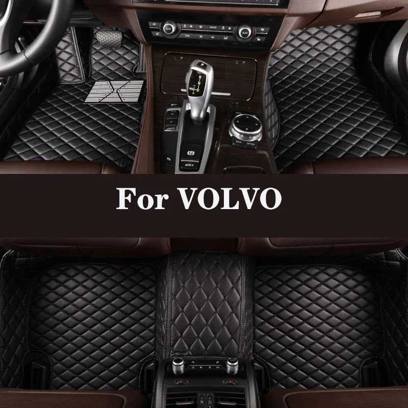 

Full Surround Custom Leather Car Floor Mat For VOLVO C30 C70 S40 S60 S70 S80 S90 V40 V50 V60 V90 XC40 XC60 XC70 XC90(5seat)