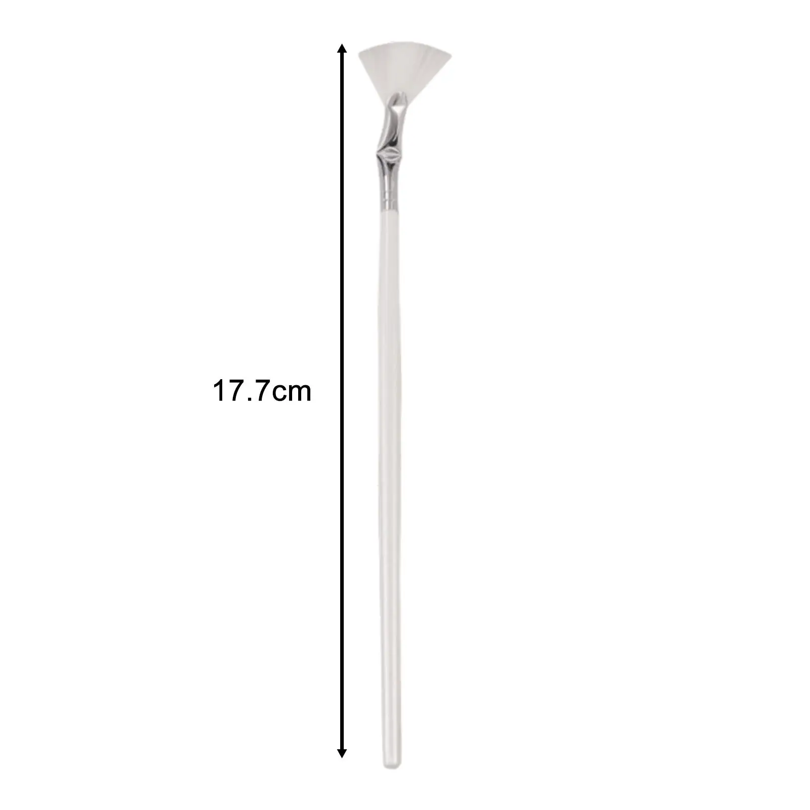 Fan Mascara Brush Synthetic Fibre Eye Lashes Makeup Tools Makeup Brush for Lower Lashes Easy to Use for Beginner Women Girls