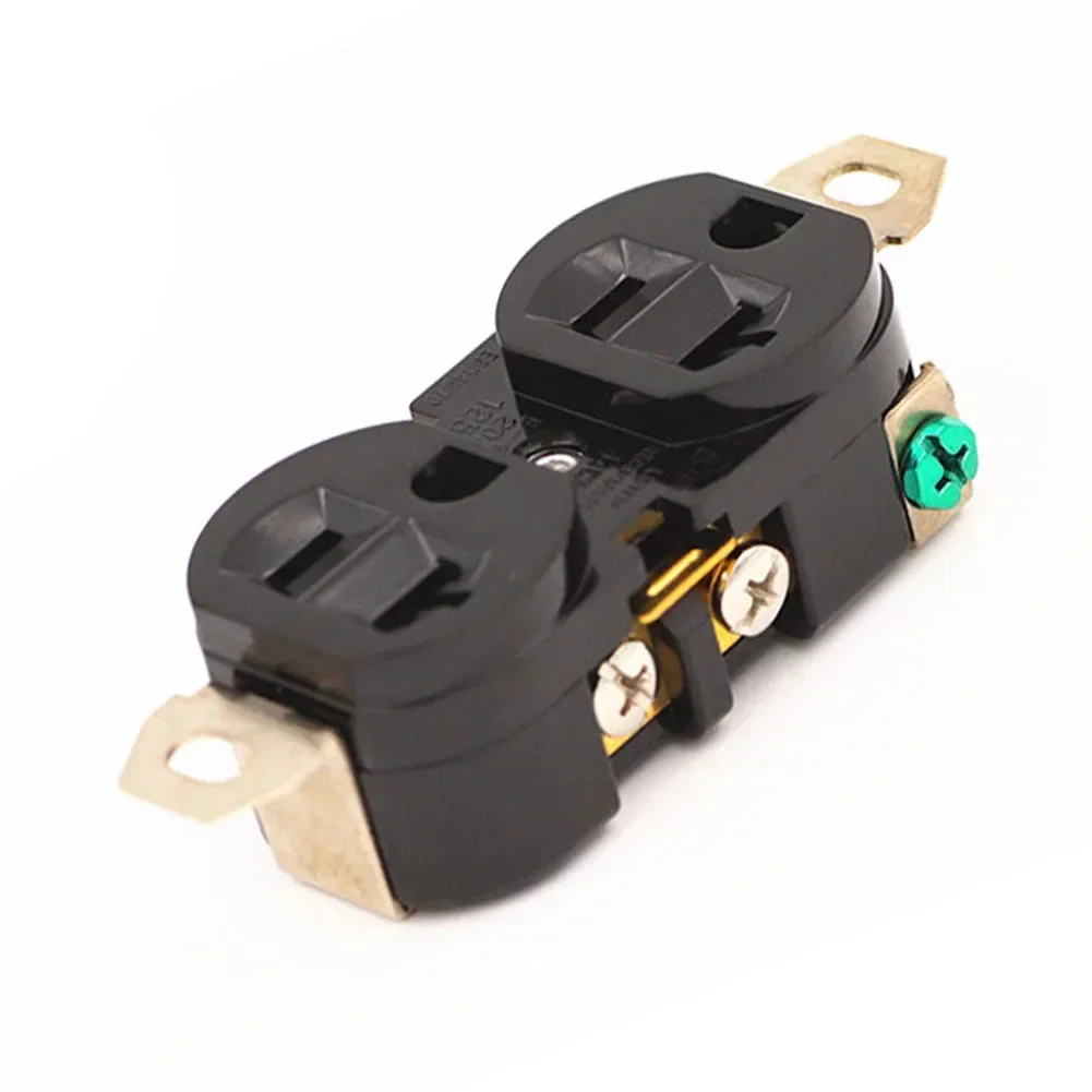 Double Industrial Plug Socket 20A 125V Double Industrial Plug For Commercial Industrial Locations E-09 Generator Socket