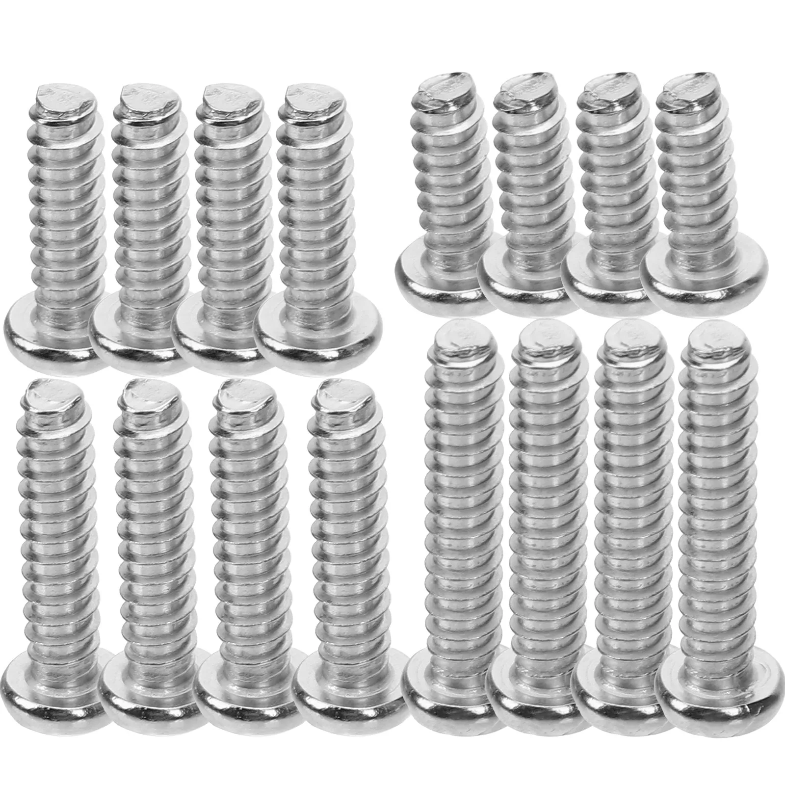 Stainless Steel Self-Tapping Screw Assortment Kit for Granite, Marble, Tile, Drywall & Wood Backsplashes
