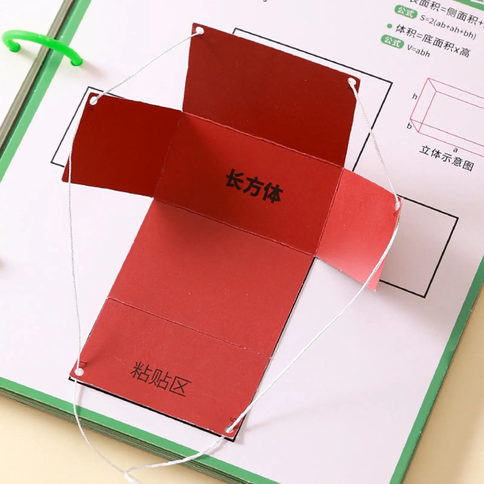 

Pull String Book for Kids | 3D Geometry Shapes Learning Toy | Interactive Math Teaching Aid Educational Gift for Children