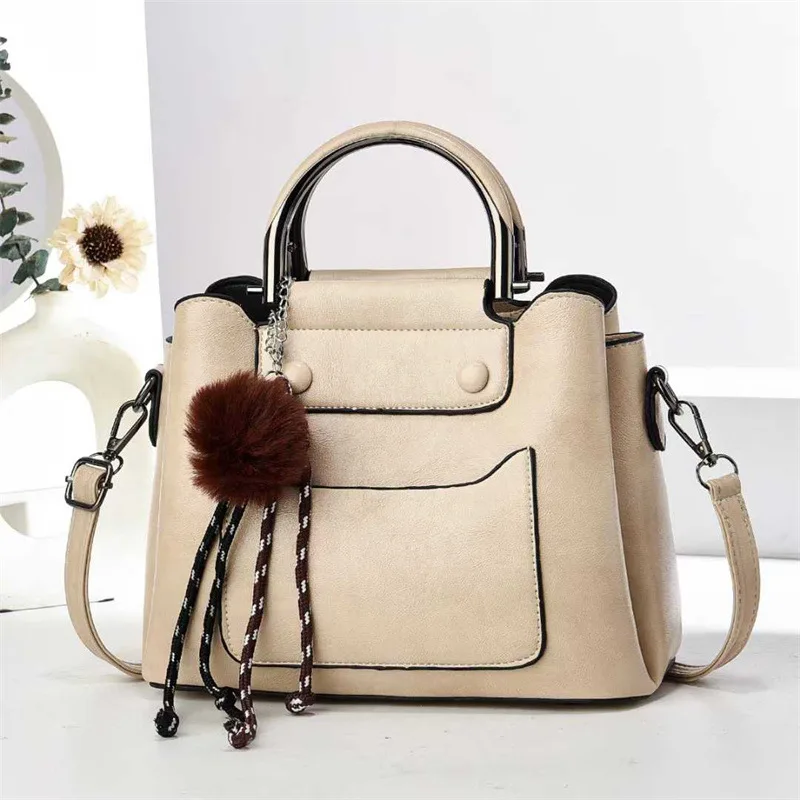 New fashionable and popular wrist foreign style pendant portable bucket bag high quality shoulder messenger women's bag large