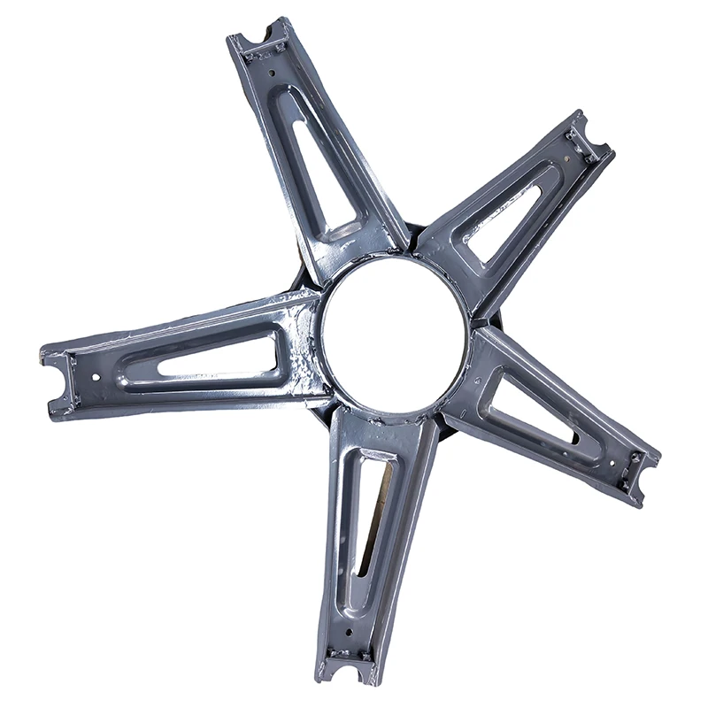 Gran oferta de fábrica, 4,6 KG, piezas de cosechadora Wor/d, mesa de corte de acero, placa de cinco estrellas, agujero redondo soldado, W2.5E-01M-01-05-01-00
