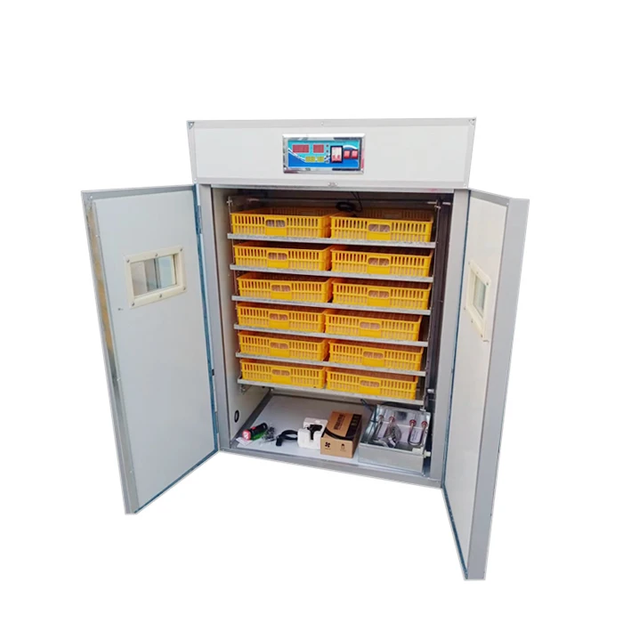 Fully Automatic 1056 Chicken Capacity Ostrich Egg Incubator Chicken Egg Incubator for Sale Multifunction White 1056 PCS