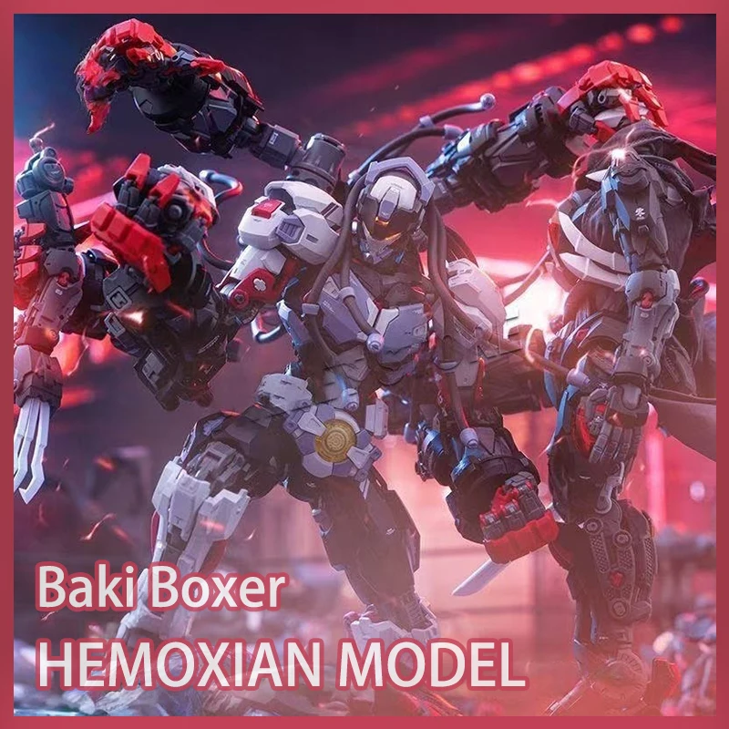 

Baki Boxer Hemoxian Model 1/10 The Third Boxer With Over Imit Mold Line Zero Point Model National Mecha Assembly Plastic Gifts