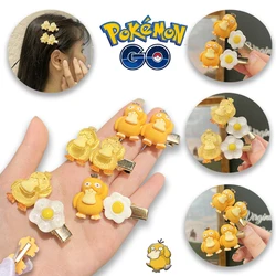 Pokemon Psyduck Hair Clip Women Cartoon Bangs Clip Cute Funny Duckbill Clip Omelet Hair Band Girls Sweet Hair Accessories Gift