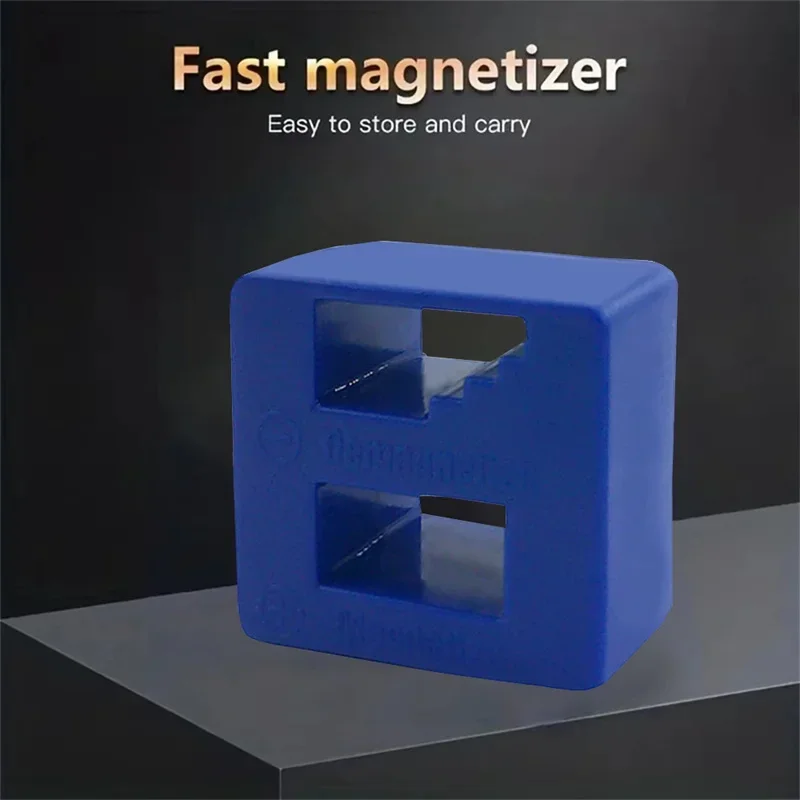 Precision Magnetizing and Degausser Screwdriver: Two-in-One Fast Magnetizing and Degaussing Tool for Screws