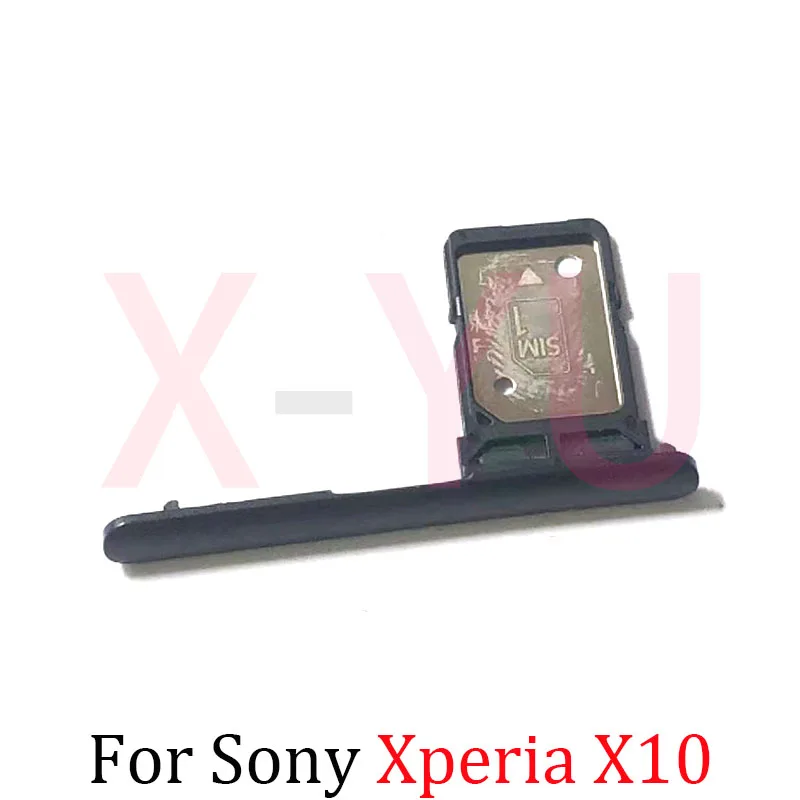 Bandeja de tarjeta SIM única para Sony Xperia X10, soporte de ranura, toma de lector SD Dual