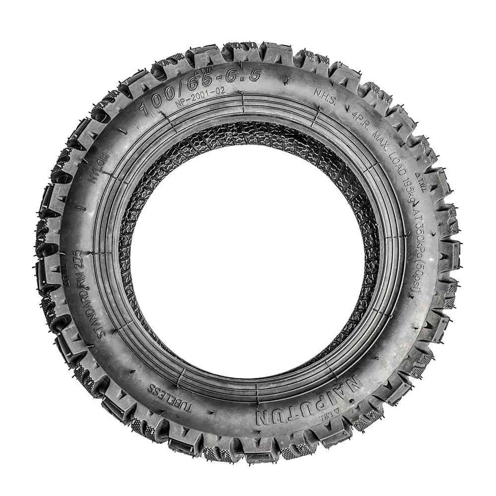 11 Inch Vacuum Tubeless Tire For Electric Scooter Modified widen Off-Road Tire Pneumatic Tyre with Nozzle PVR50 100/65-6.5