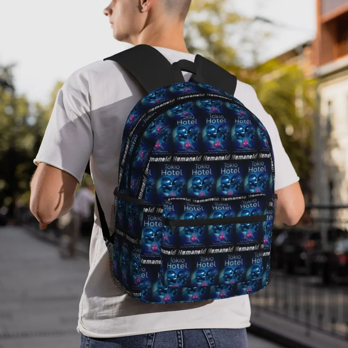 

Tokio Hotel Student Backpack School Bag Hiking Travel Daypack for Men Women Fashion Bookbag Shoulder Bags