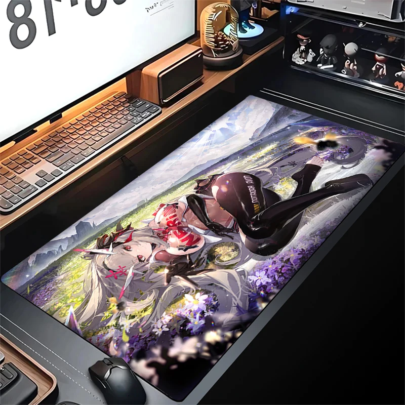 Sexy Ass Anime Girl Mouse Pad Hentai Big Boobs Mousepad Gamer Nsfw Large Gaming Mouse Mat Computer Desk Mat Otaku Keyboard Mats