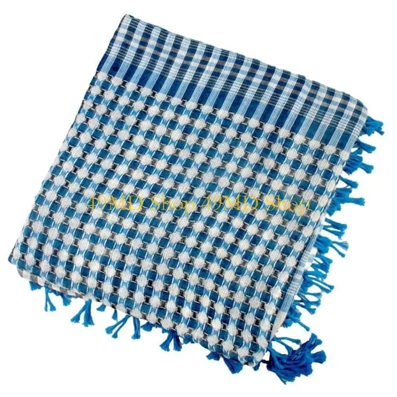 

49MD -стиль арабского стиля мужской модные энтузиасты моды Kerchief Multi Aplect DustPray Scarf