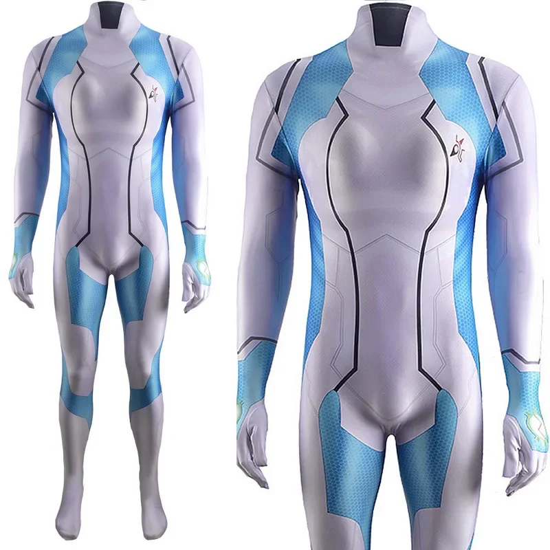 Metroid Dread Cosplay Costume pour femmes et filles, IQUE dex imprimé, Costumes d'Halloween, Costume de batterie, Zentai Cosplay, Femme