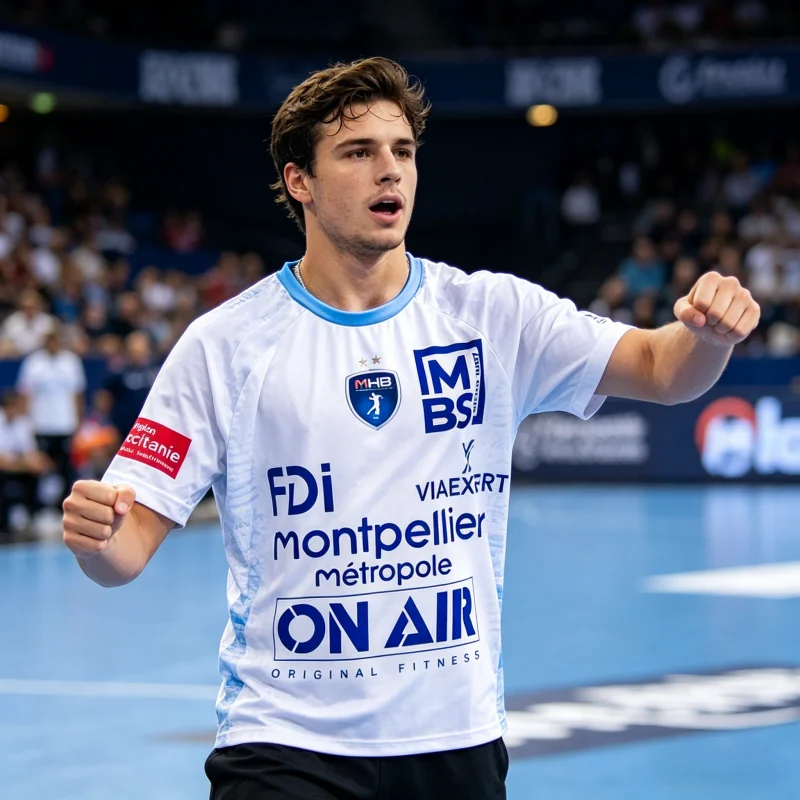 Camiseta Deportiva Casual de Balonmano Montpellier 2026, Venta Especial, Jersey de Francia Tercera Equipación, España Local y Visitante, Adulto, Niño, Unisex, Familiar