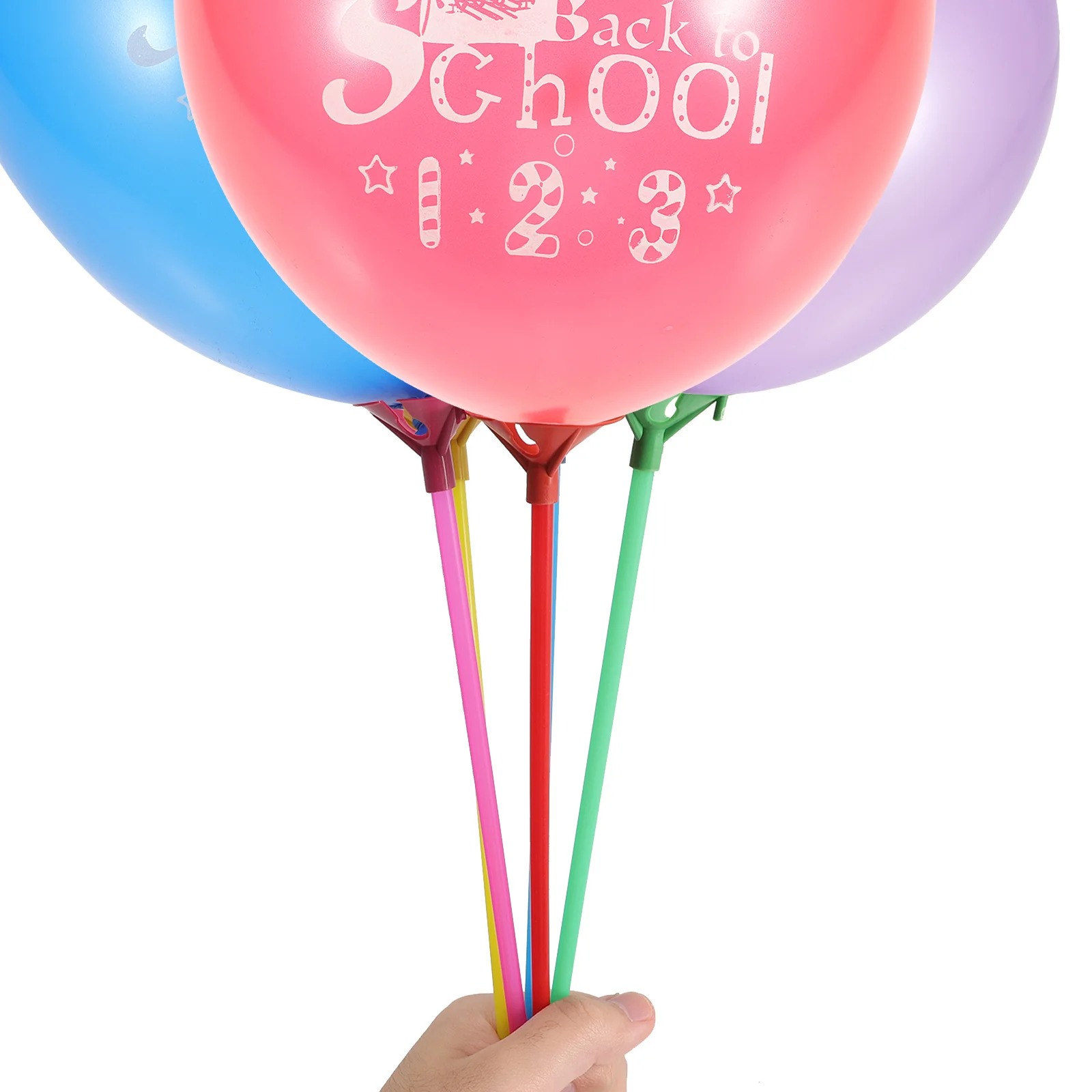 

100Sets Balloon Sticks Holder PVC Balloon Cups Party Decoration Birthday Wedding Centerpiece Stand Kit