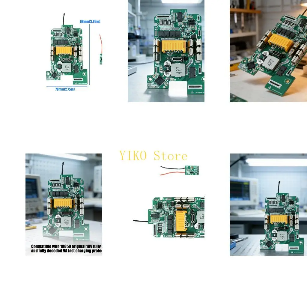 K32C 45W 9A Circuit Board For BL1860 BL1850 18V Battery Charging Protective Plate Power Supply Protective Board