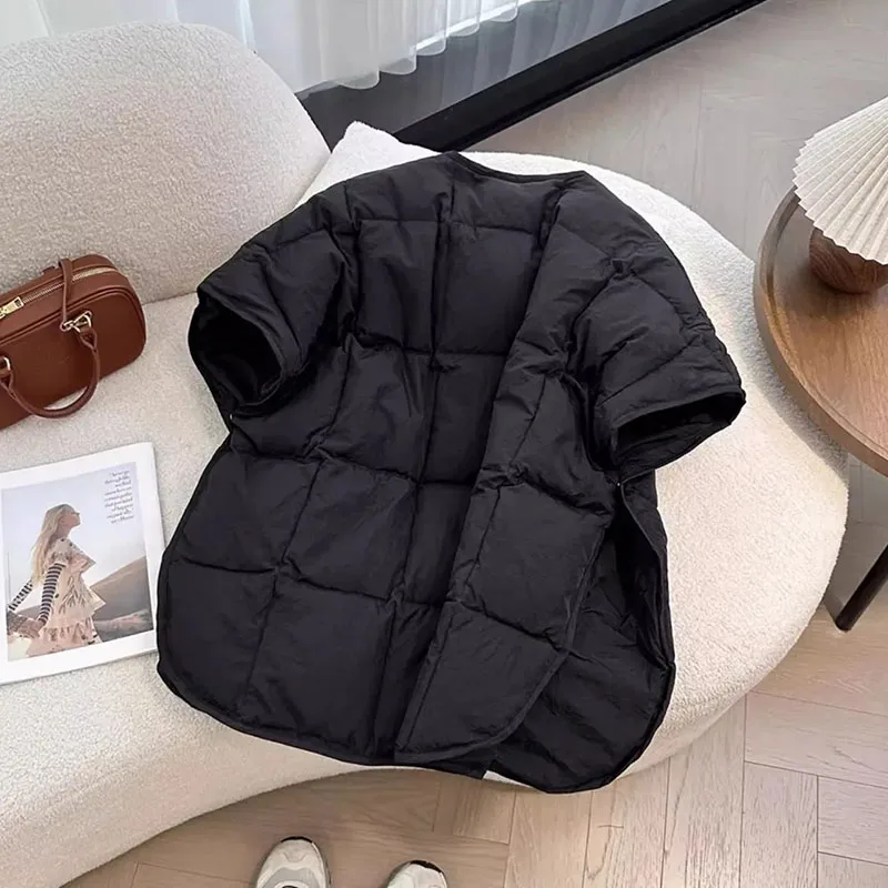 

2025 весенне-осенний элегантный женский жилет без рукавов из хлопка и льна, модный темпераментный женский короткий жилет, пальто