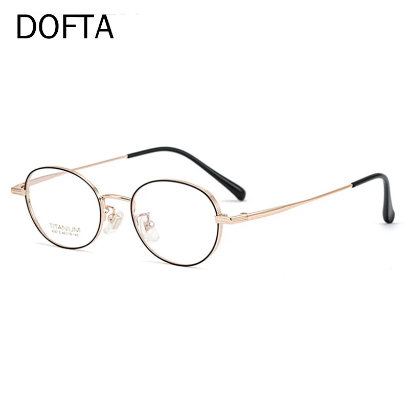 DOFTA Titanium Myopia Glasses Frame Women Retro Prescription Eyeglasses Frame New Optical Eyewear 5793