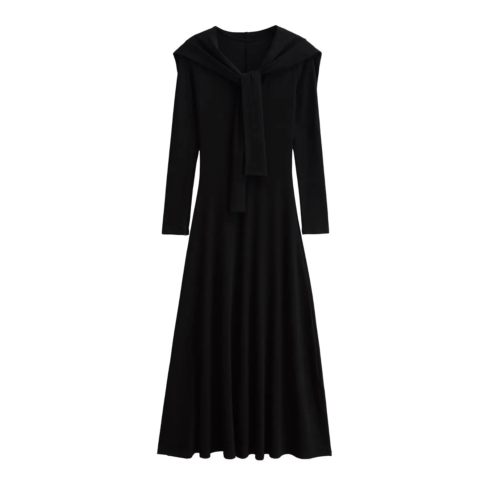 الكورية Sle طويلة Sve V-Ne محبوك الدكتور مع awl التخسيس الخصر تصميم ل أوائل الخريف المرأة Faion لباس غير رسمي