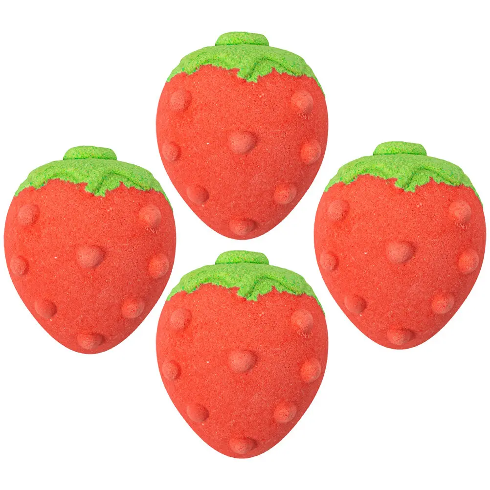 

4Pcs Fragrance Bath Salt Set Natural Skin-Friendly Bubble Bathing Bombs for Relaxing Spa Experience Travel Portable Aroma