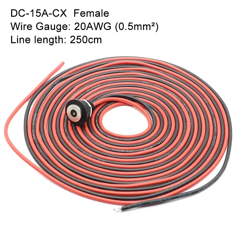 15A DC Magnetic Connector with Line Waterproof Thread Terminals CX 1.2M Charging Power Cord Magnetic Contacts Male Female Plug