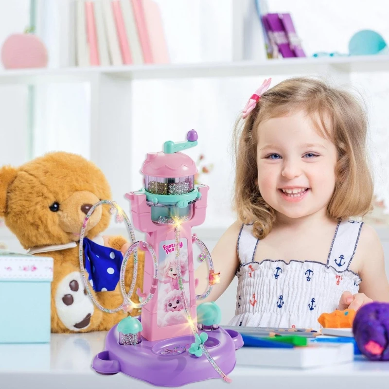 الأطفال التعليمية عدة أشغال يدوية الإبداعية سوار ماكينة لعبة المجوهرات الحرفية النشاط لنشاط عيد ميلاد الأسرة 15UB #5