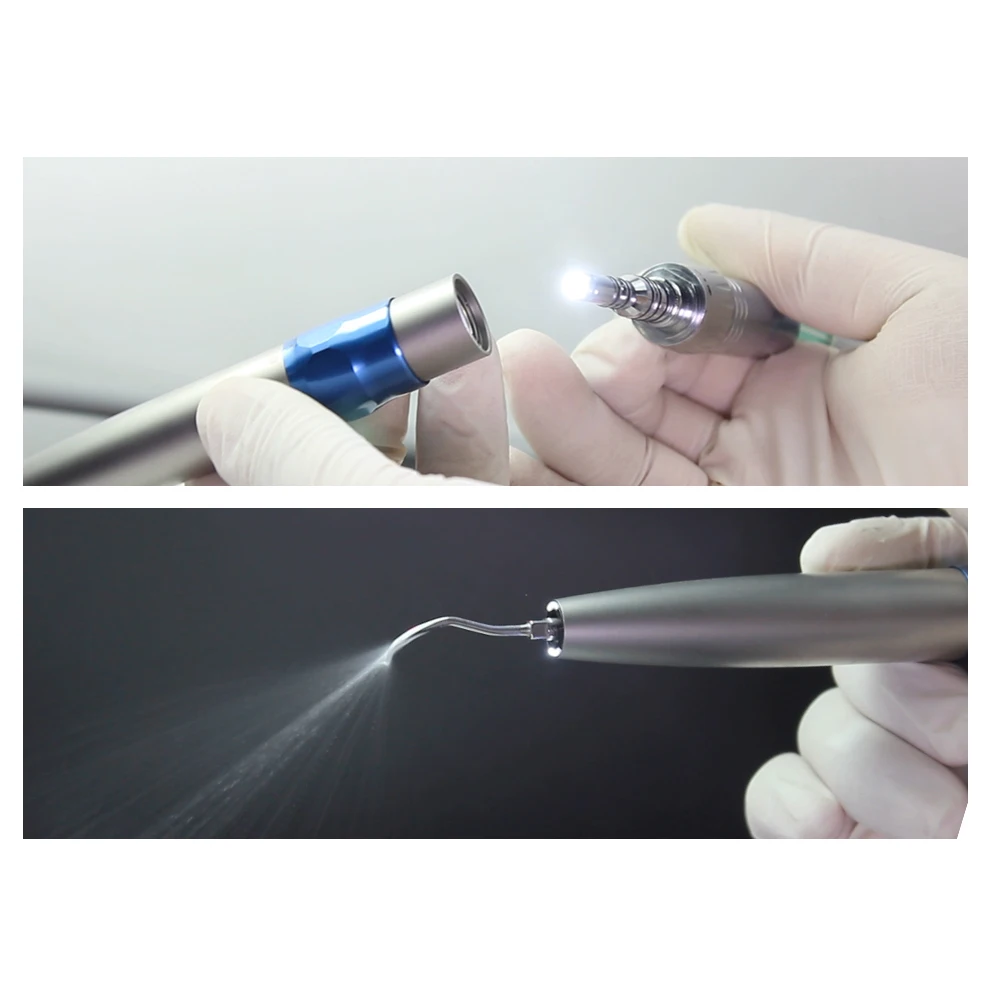 Top quality Sonic S dental air scaler air scaler handpiece with LED fiber periodontal /preparation /surgery tip