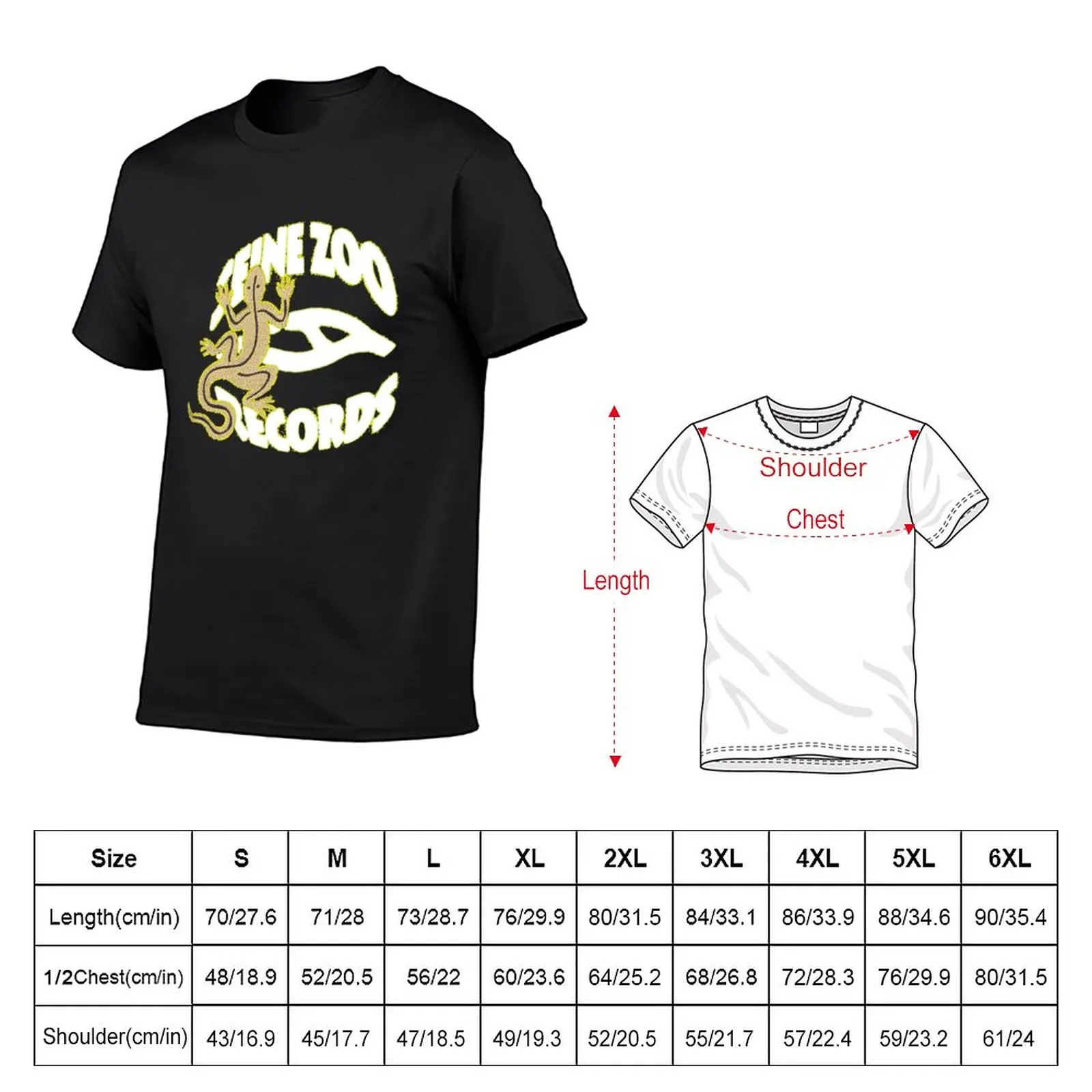 Seine Zoo Records T-Shirt quick drying t-shirt hippie clothes t shirts for men cotton