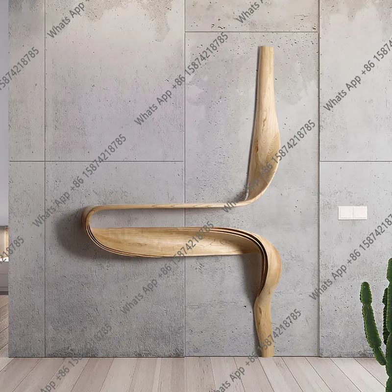 

Декоративная скульптура из массива дерева Wabi Stillwind для демонстрационных залов, офисов продаж, лобби отелей, входных групп, мягкий декор, предмет искусства