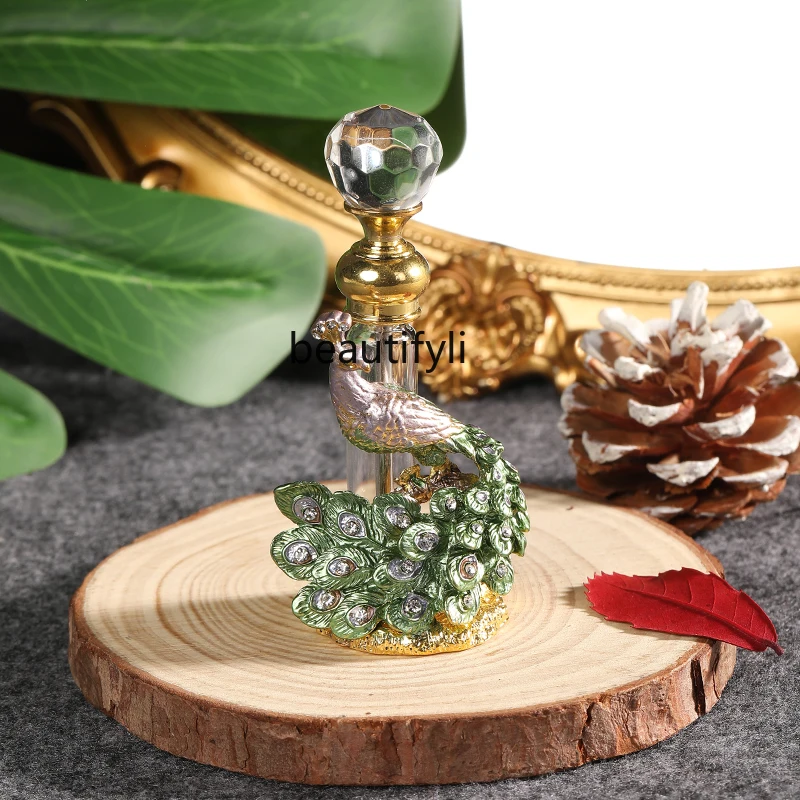 

3ML European antique high-end portable, glass sub-packaging small empty bottle gift ornament customization