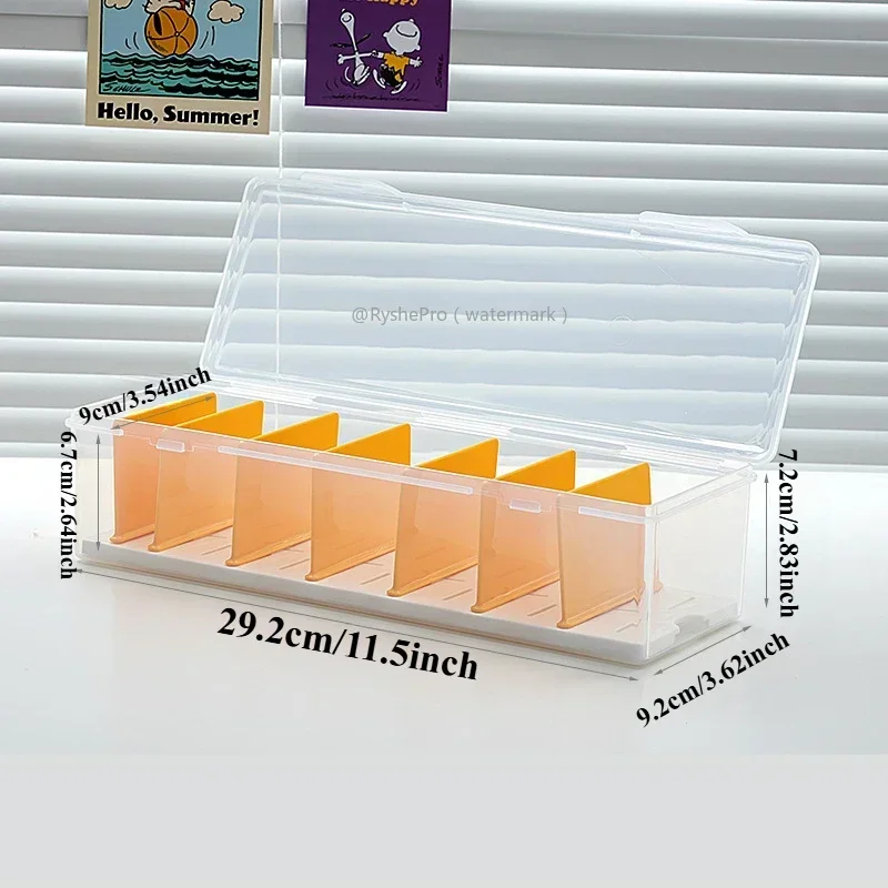 Ящик для хранения коллекционных карточек объемом 2 л для верхней загрузки, пластиковый большой чехол для игральных бейсбольных карточек для верхней загрузки и стандартных карт, держатель 700