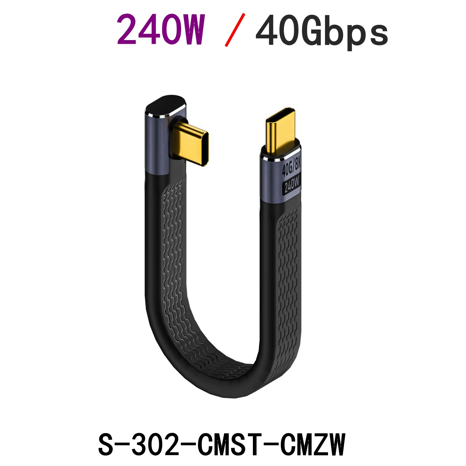 USB 3. 0 Gen3 PD 4.0 W 5A Fast Charge USB C to Type C Cable Thunderbolt 3 4k to 60Hz USB Type C Cable 40 Gbit/s Data Cable