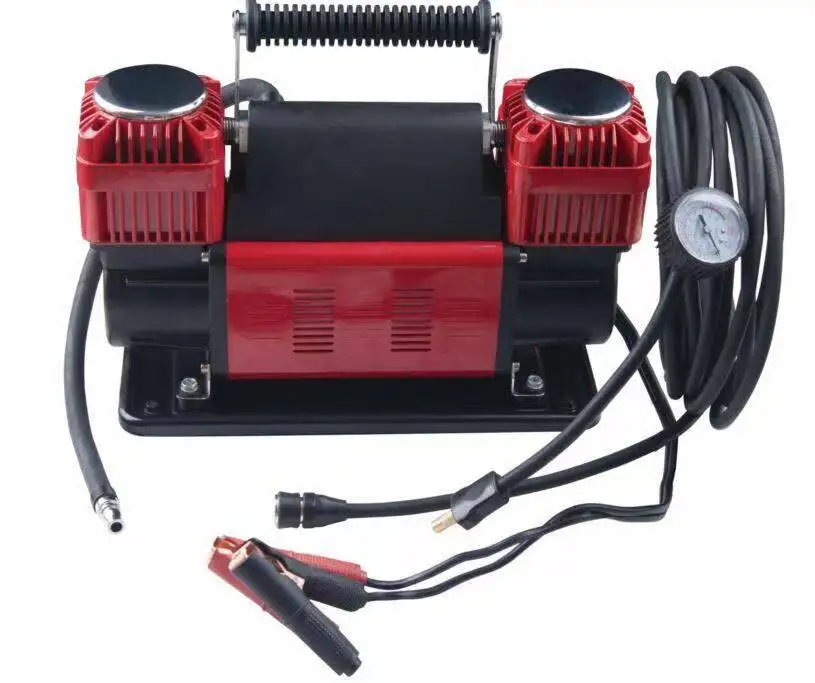 300L Fast Inflating Car Tire Inflator Pump Double Cylinders 150PSI Tire Inflator Heavy Duty Air Compressor for Car Truck SUV ATV