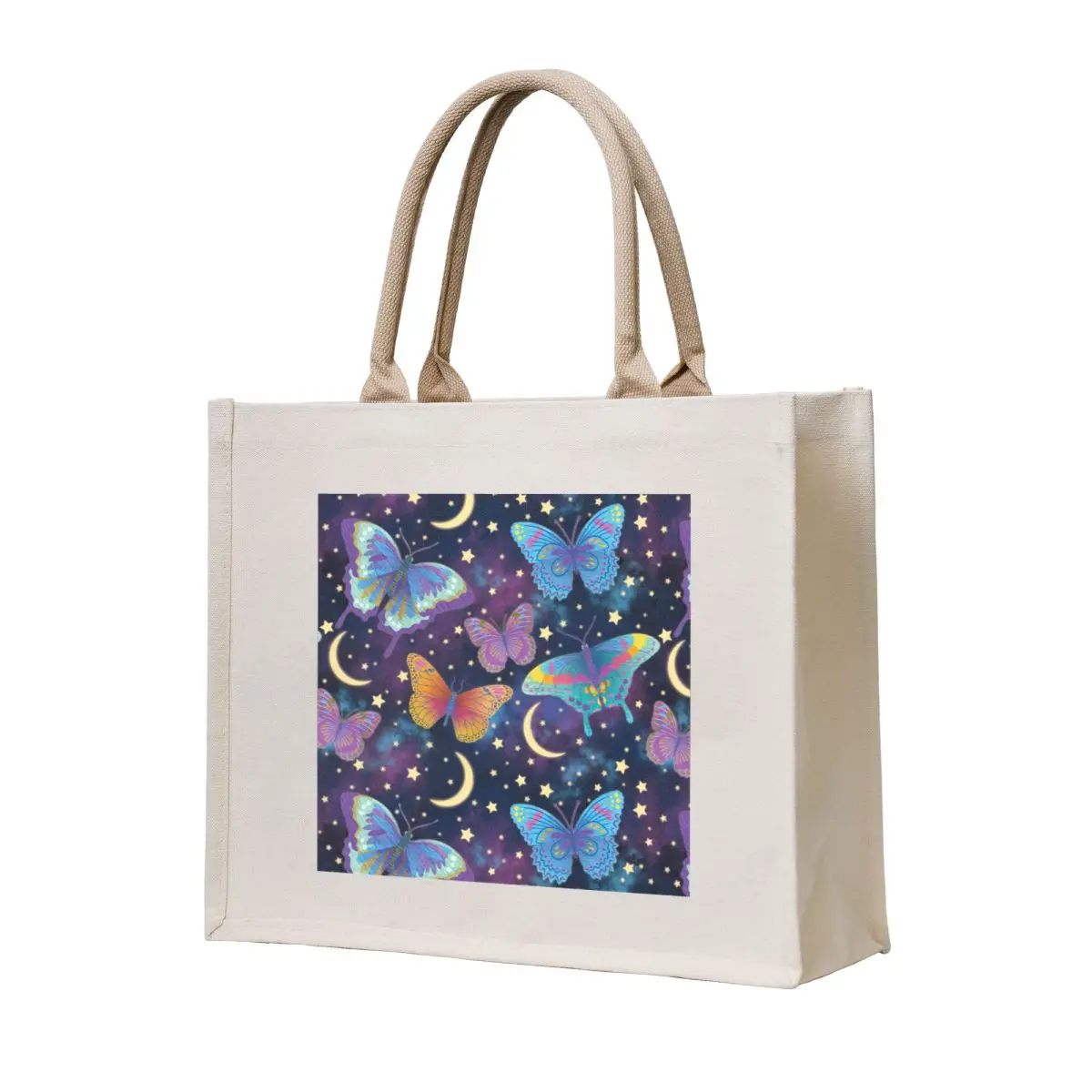 

Celestial Butterflies Tote Bag custom tote bag shopping bag logo great foldable reusable
