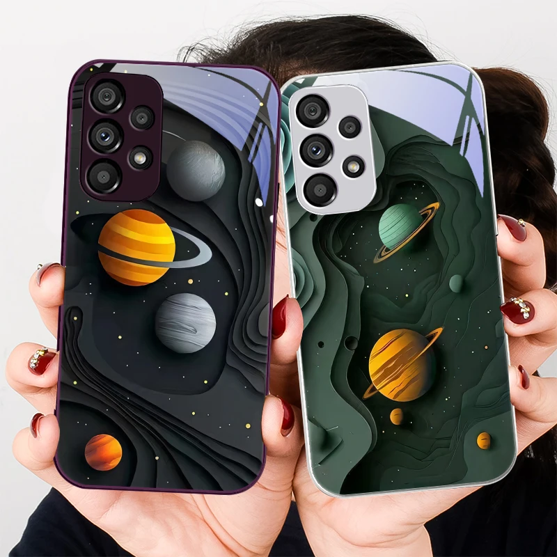 

Multiple Star Universes For Samsung Galaxy S23 24 Plus S20 21 FE S25 Ultra A70 72 73 51 52 53 Tempered Glass Phone Case
