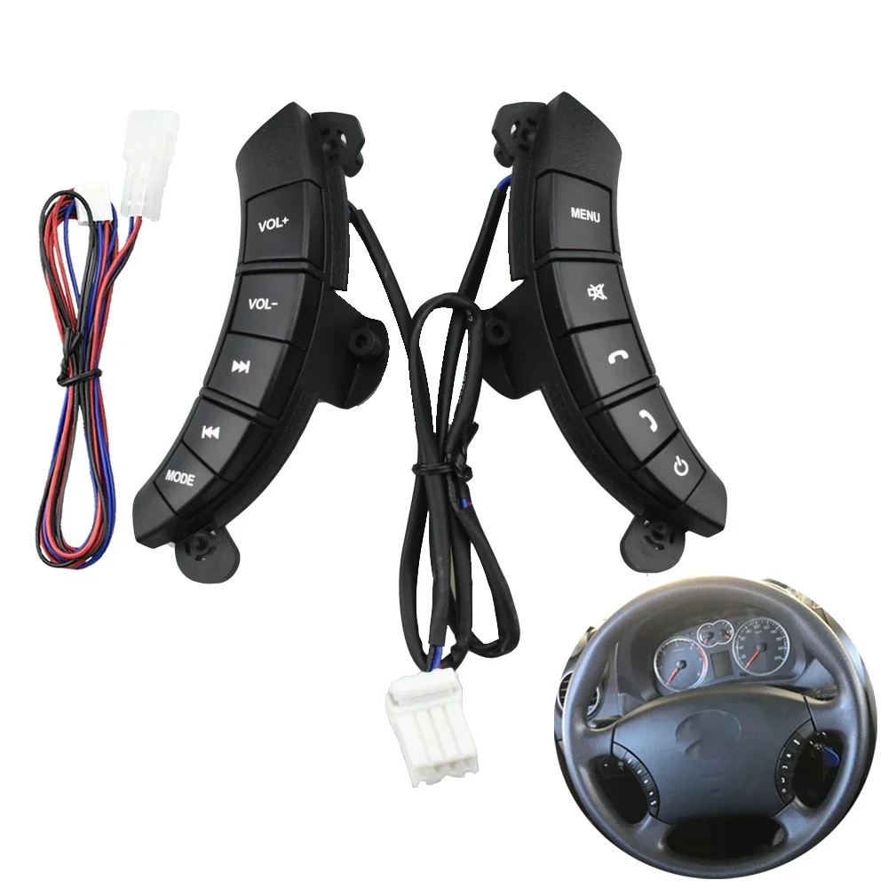 New Steering Wheel Control Buttons For Great Wall Hover H3 H5 Volume Audio Mute Mode Switch Remote Control Buttons