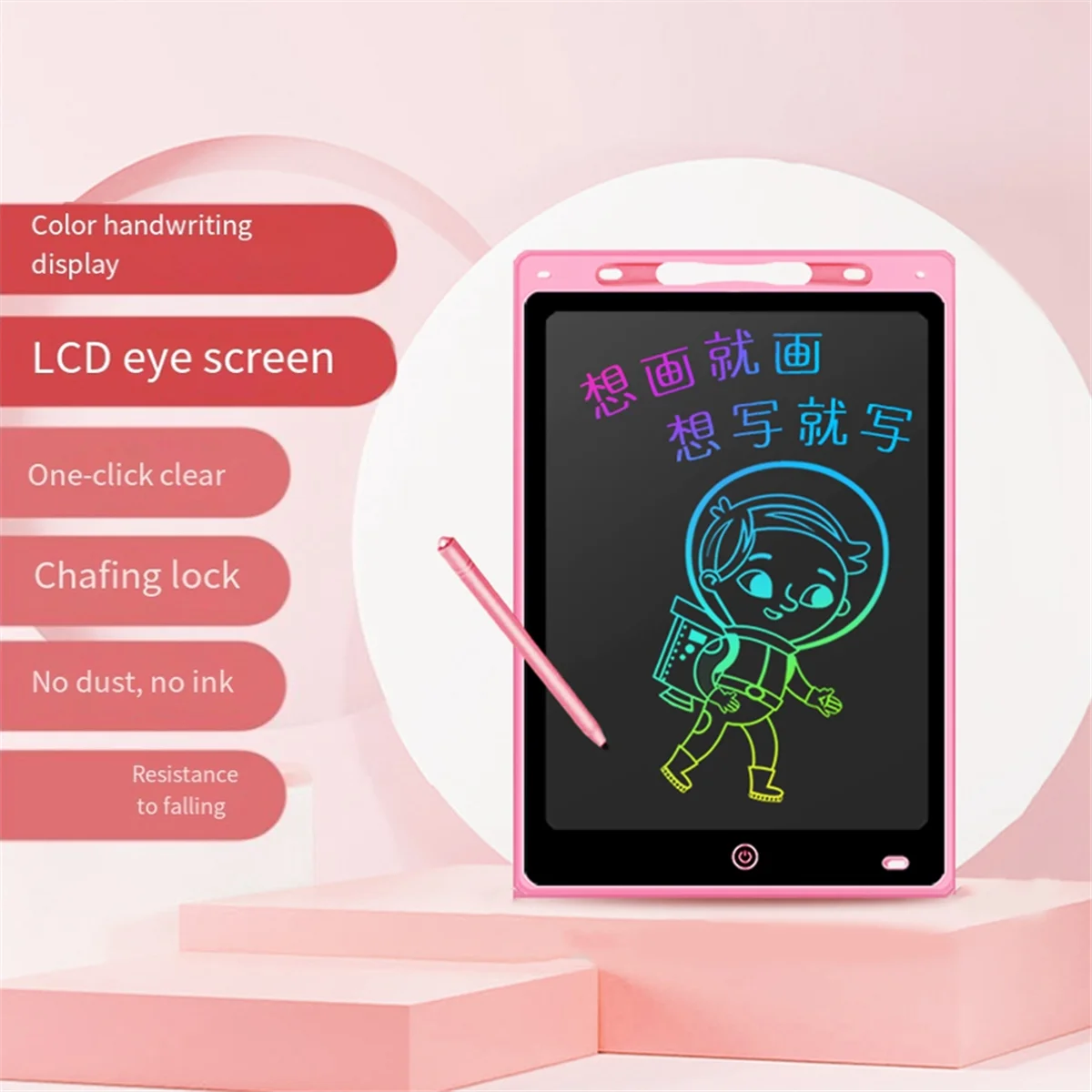 Baby-Drawing Tablet for Kids LCD Writing Tablet, Doodle Board Toys Gifts for 3-8 Year Old Girls