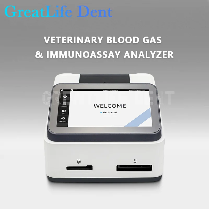 GreatLife Dent SEAMATY VG2 POCT Analizador automático portátil de electroestimulación Animal, Gas en sangre, progesterona, veterinario, MSLDBA20