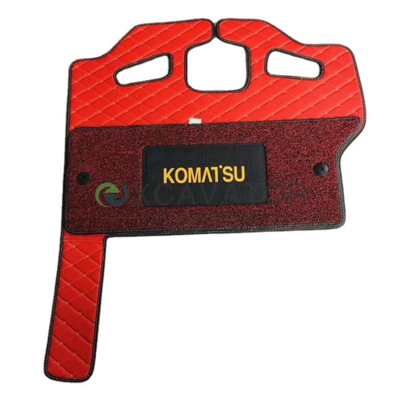 

Excavator foot pad for Komatsu 200-8 210-8 220-8 240-8 270-8 300-8 carpet mat black red