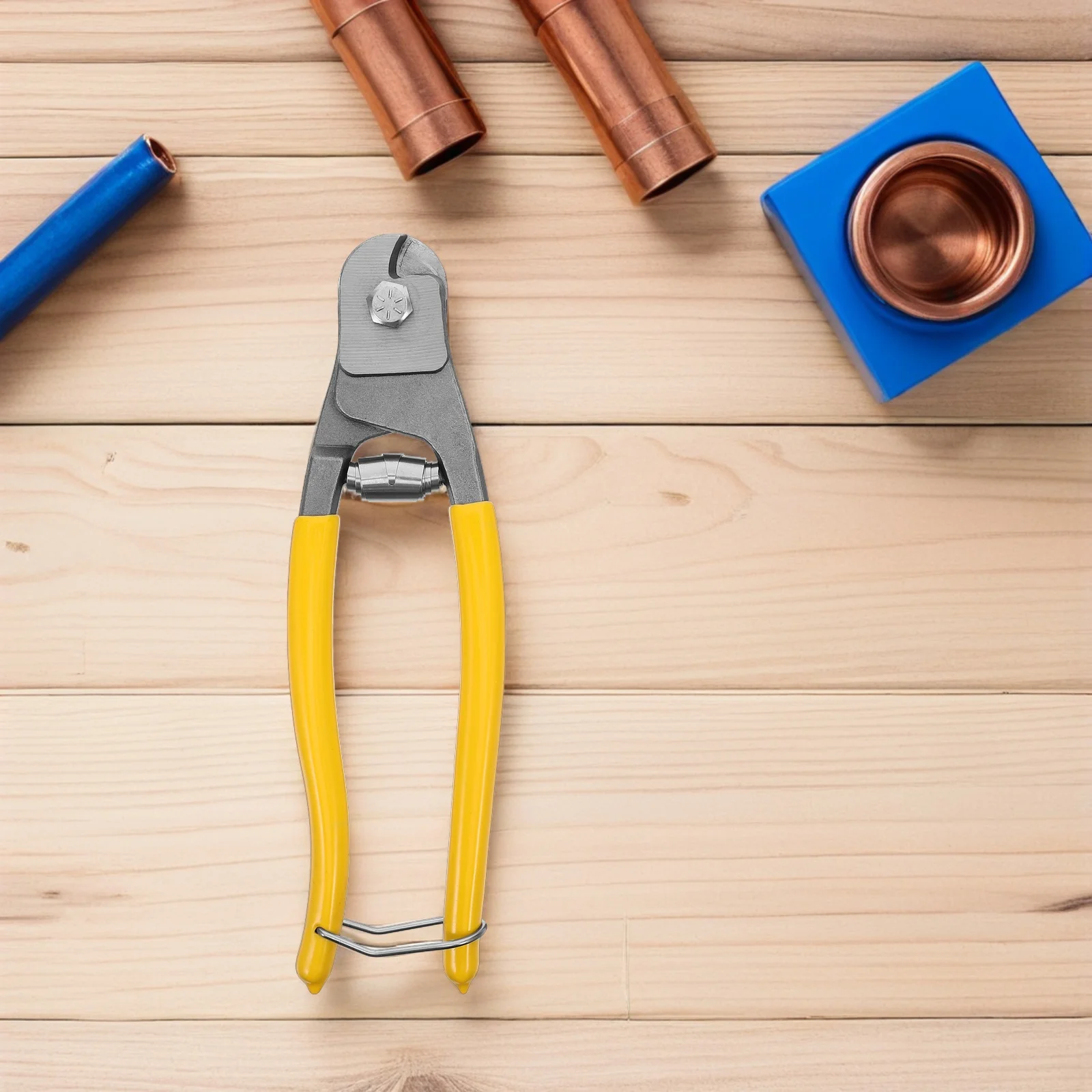 

Heavy Duty Steel Wire Cutter Compact Plier for Construction Site Home DIY Auto Repair Projects Wire Cutter Flush Cutters