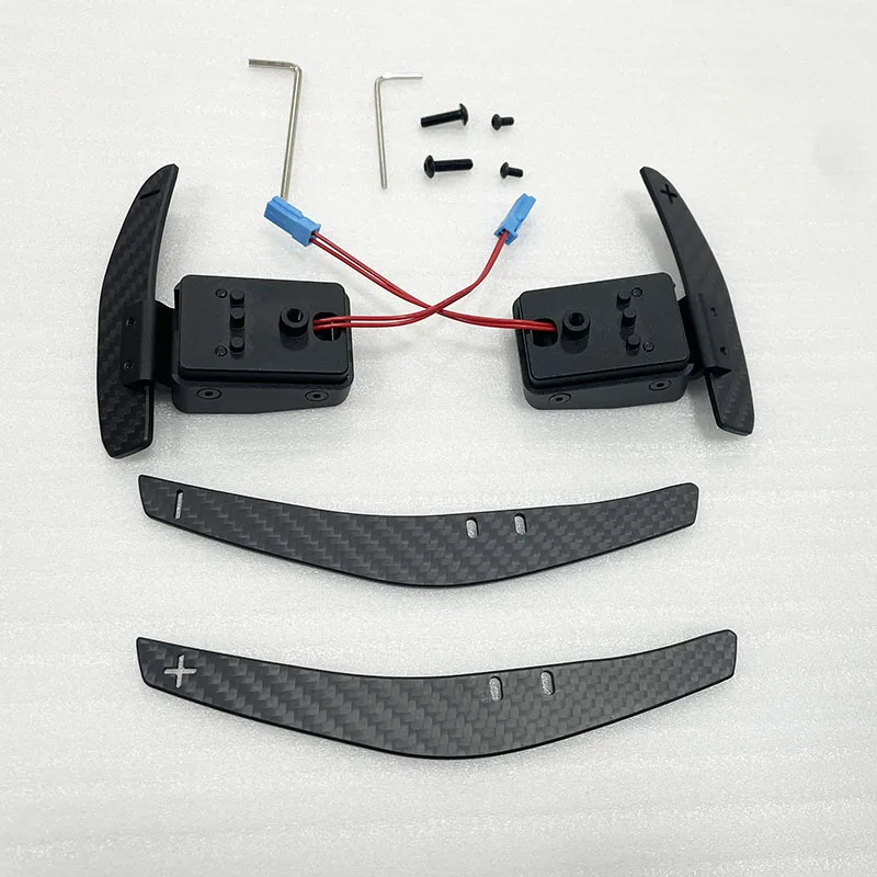

Glossy Carbon Fiber Magnetic Steering Wheel Paddle Shifters For BMW 1-4 series f20 f21 f30 f22 f80 g20 g30 g80 M3 M5 X3 X5