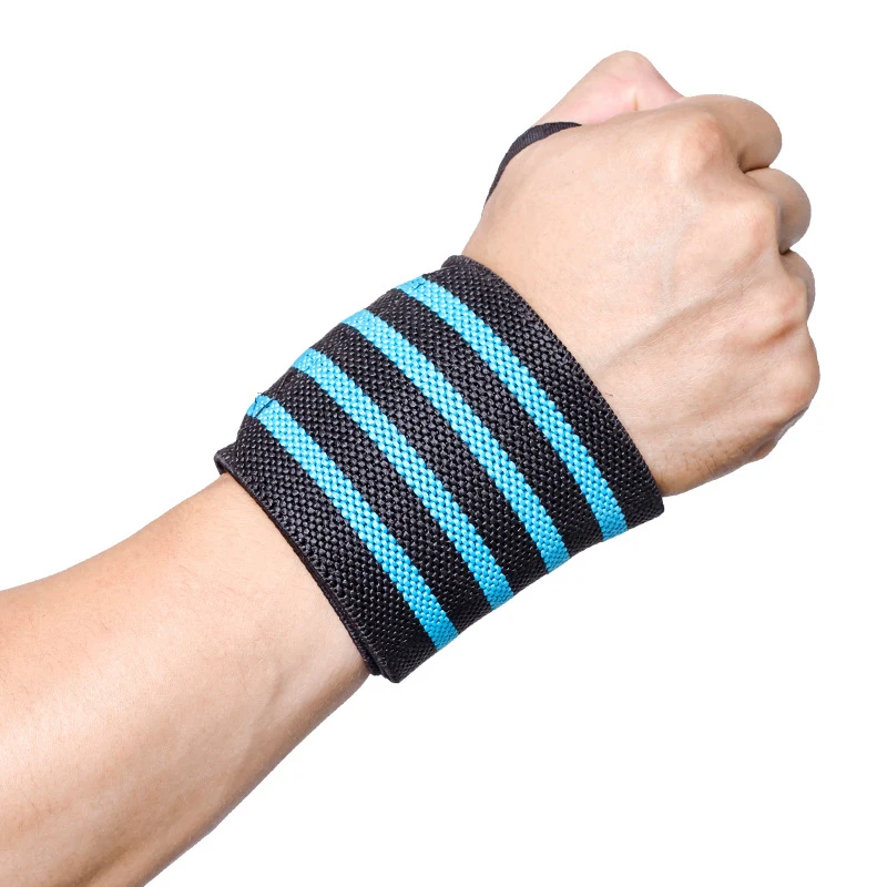 Weight Lifting Wristband Elastic Breathable Wrist Wraps Bandage Gym Fitness Weightlifting Powerlifting Wrist Brace Support Strap