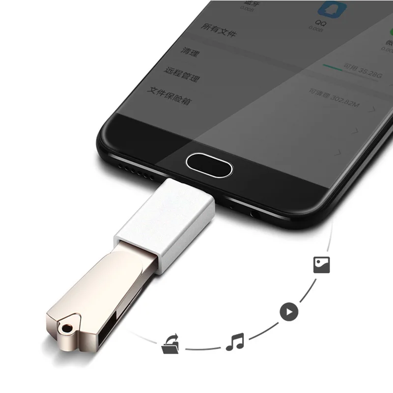 ใหม่ USB 3.0 Type-C OTG อแดปเตอร์สายเคเบิลชนิด C Micro USB OTG Converter สำหรับ Xiaomi Huawei Samsung คีย์บอร์ดเมาส์ USB ดิสก์แฟลช