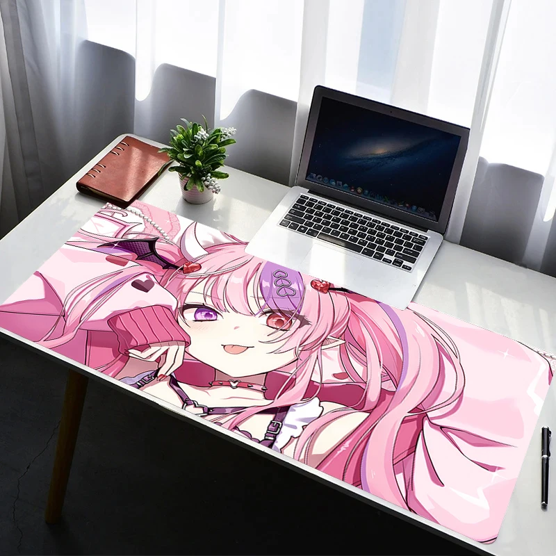 

Коврик для мыши Игровой коврик для мыши Настольный противоскользящий защитный коврик VShojo Ironmouse Коврик для компьютерной клавиатуры Mausepad Противоскользящий коврик