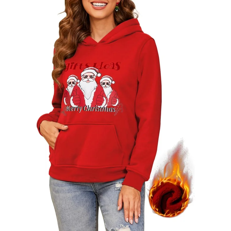 

Ugly Christmas sweatshirt hoodiewomen's pullotruth mom gift