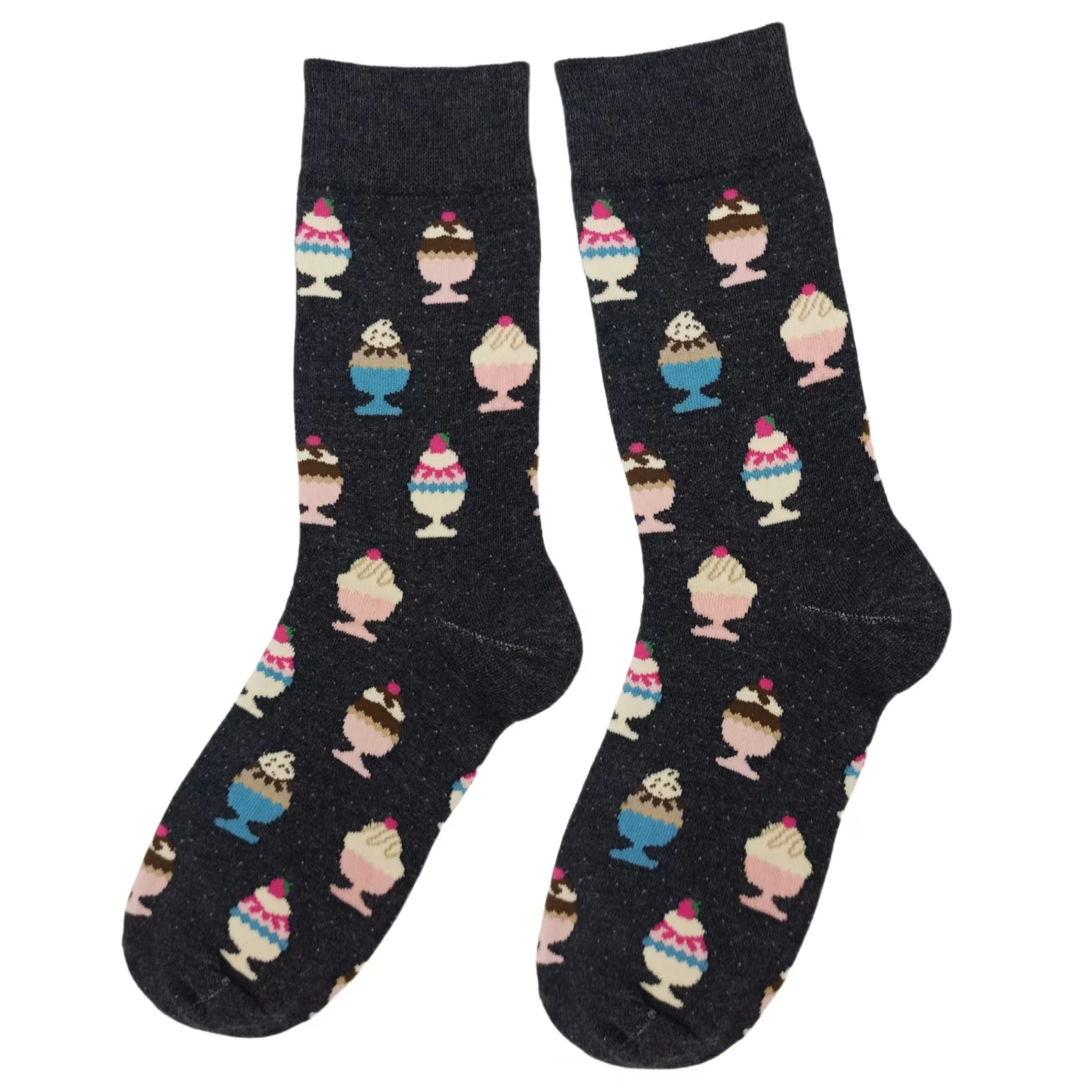 1 pair of spring and autumn style cloud ice cream cotton socks for women sports socks